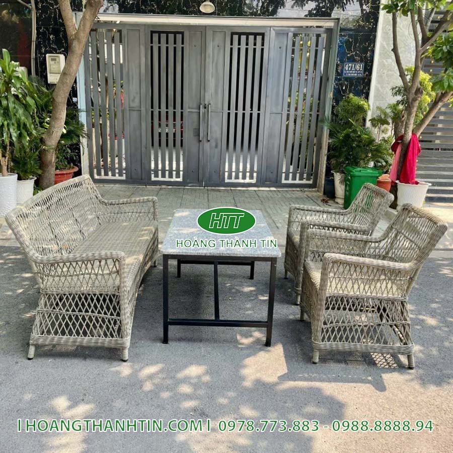 Sofa Nhựa Mây Ngoài Trời HTT 233