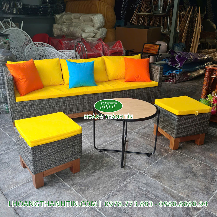 Sofa Nhựa Mây Ngoài Trời HTT 234