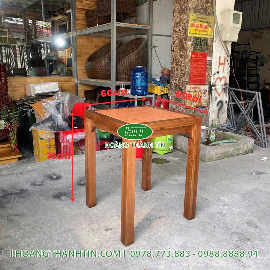 Bàn ghế đan dây cói HTT 5