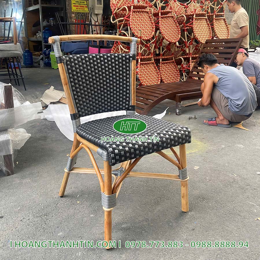 Bàn ghế mây thật HTT 25