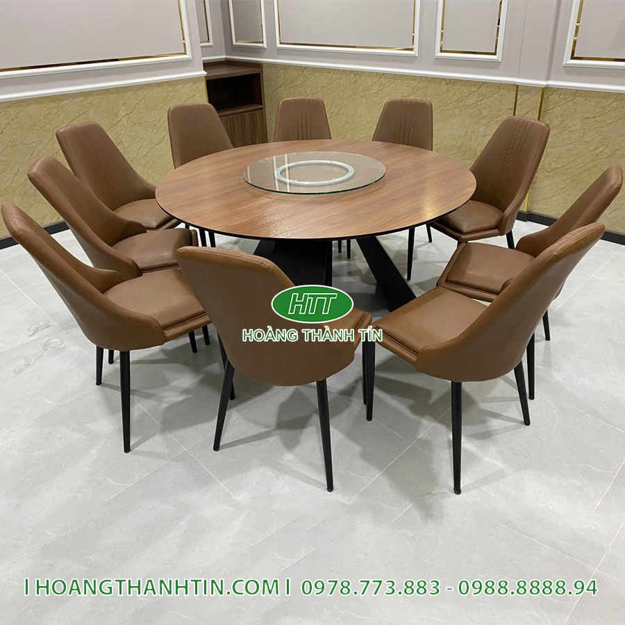 Bàn ghế sắt nệm nhà hàng HTT 02