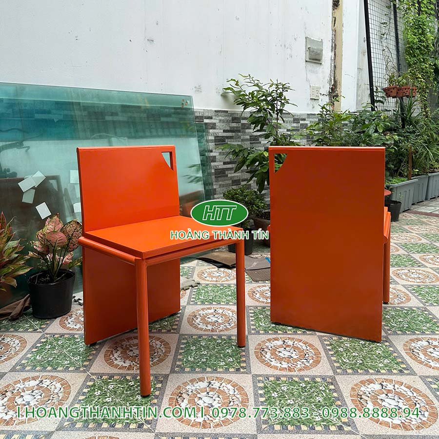 Bàn ghế cafe sắt HTT 17
