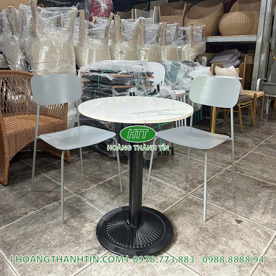 Bàn ghế cafe sắt HTT 16