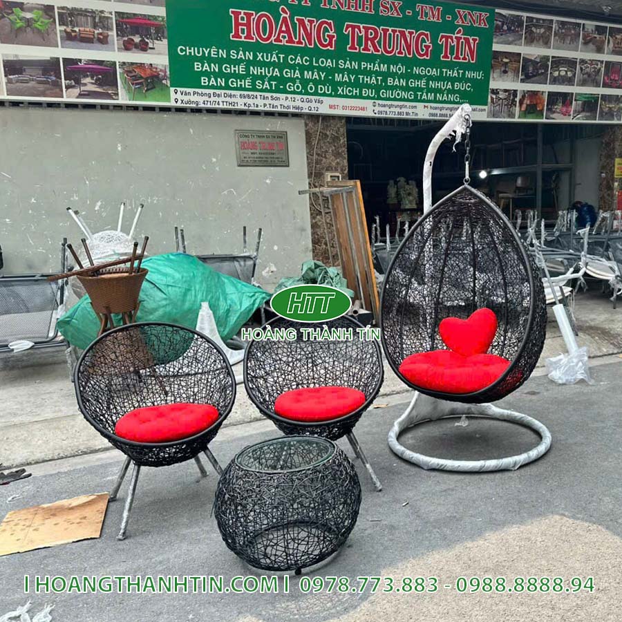 Combo xích đu bàn ghế HTT 9