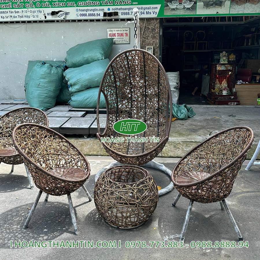 Combo xích đu bàn ghế HTT 11