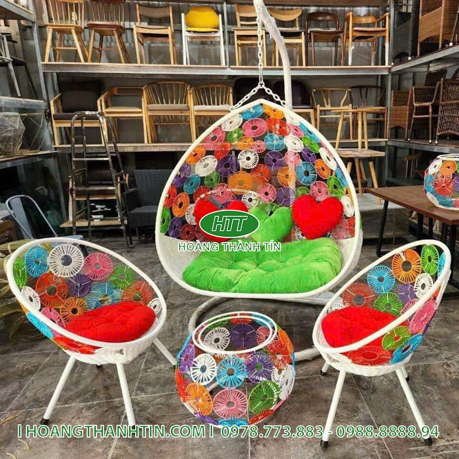 Combo xích đu bàn ghế HTT 14
