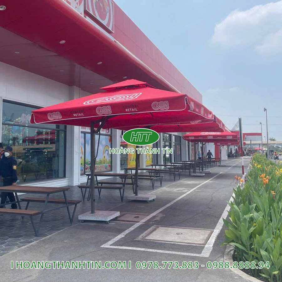 Dù lệch tâm vuông 3m HTT 10