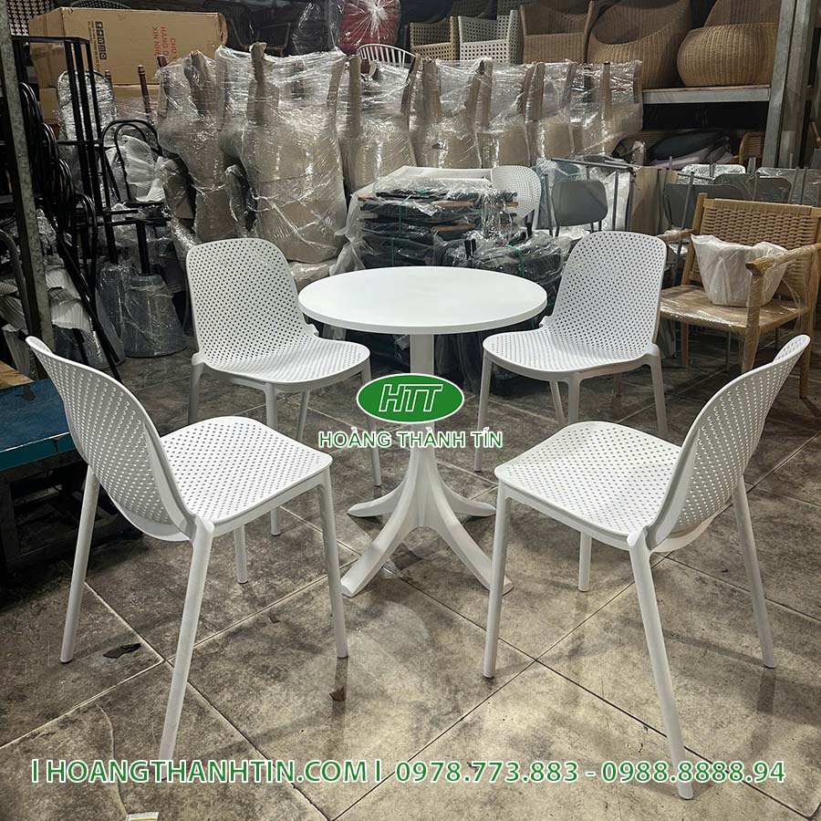 Ghế nhựa đúc nguyên khối HTT 3