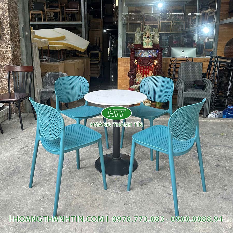 Ghế nhựa đúc nguyên khối HTT 9