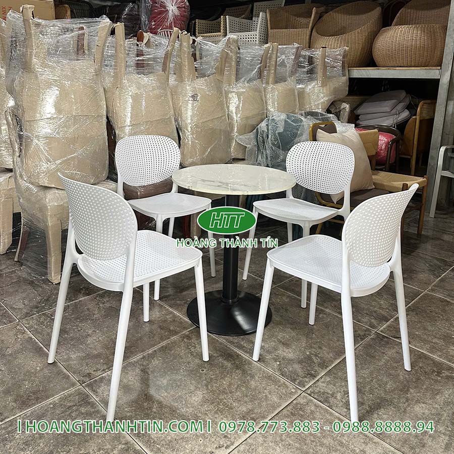 Ghế nhựa đúc nguyên khối HTT 10