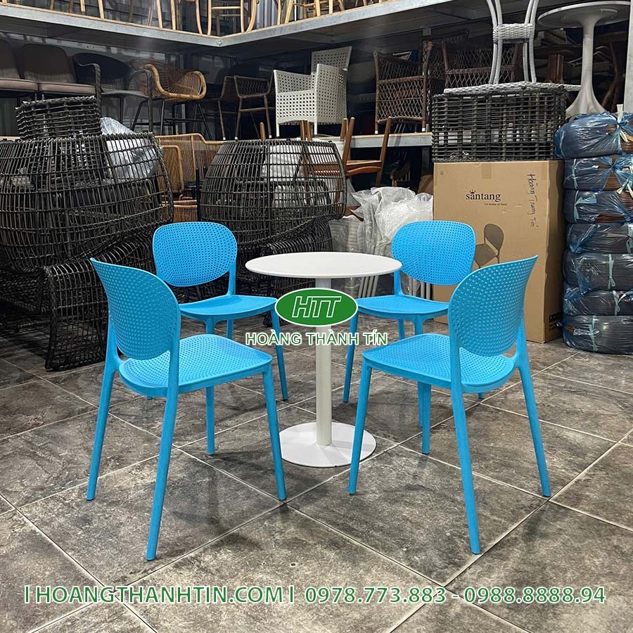 Ghế nhựa đúc nguyên khối HTT 12