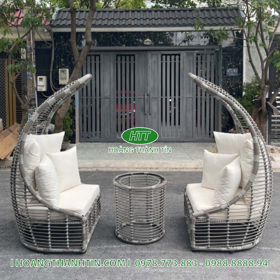 Sofa Mái Vòm Nhựa Mây HTT 27