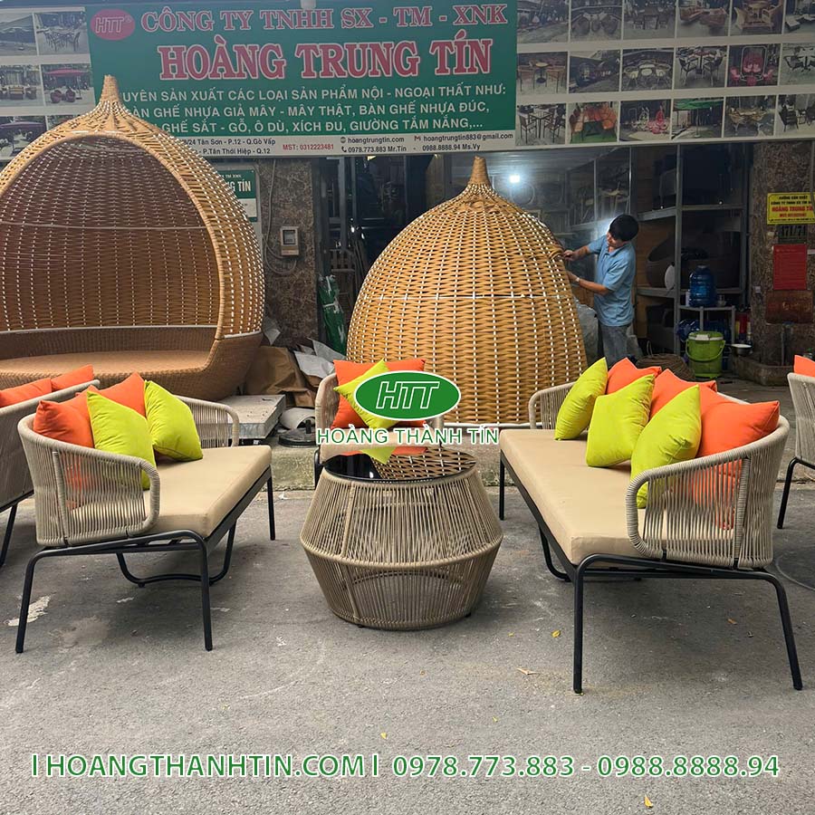 Sofa đan dây dù HTT 6
