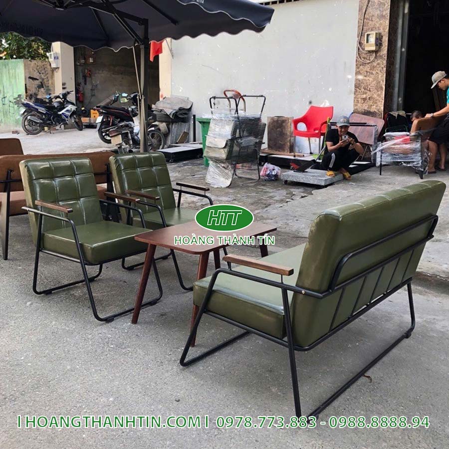 Sofa sắt nệm HTT 7