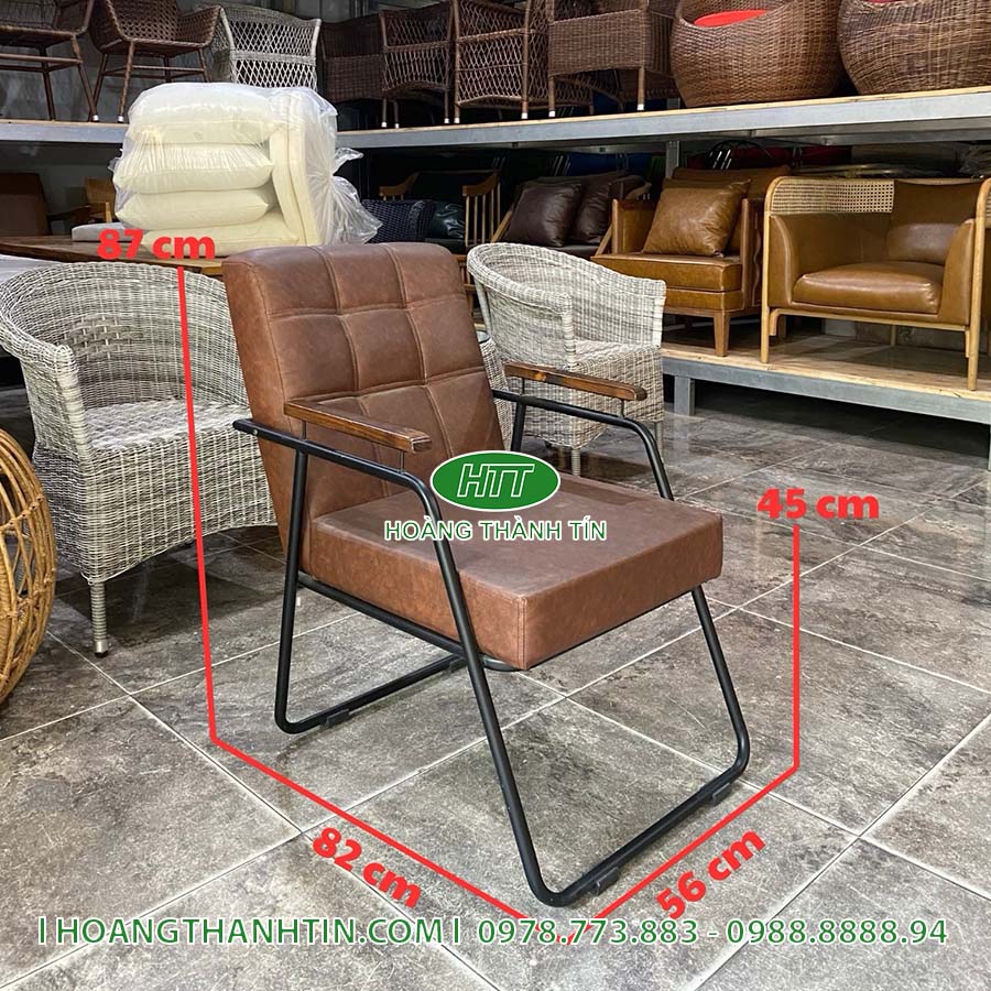 Sofa sắt nệm HTT 8