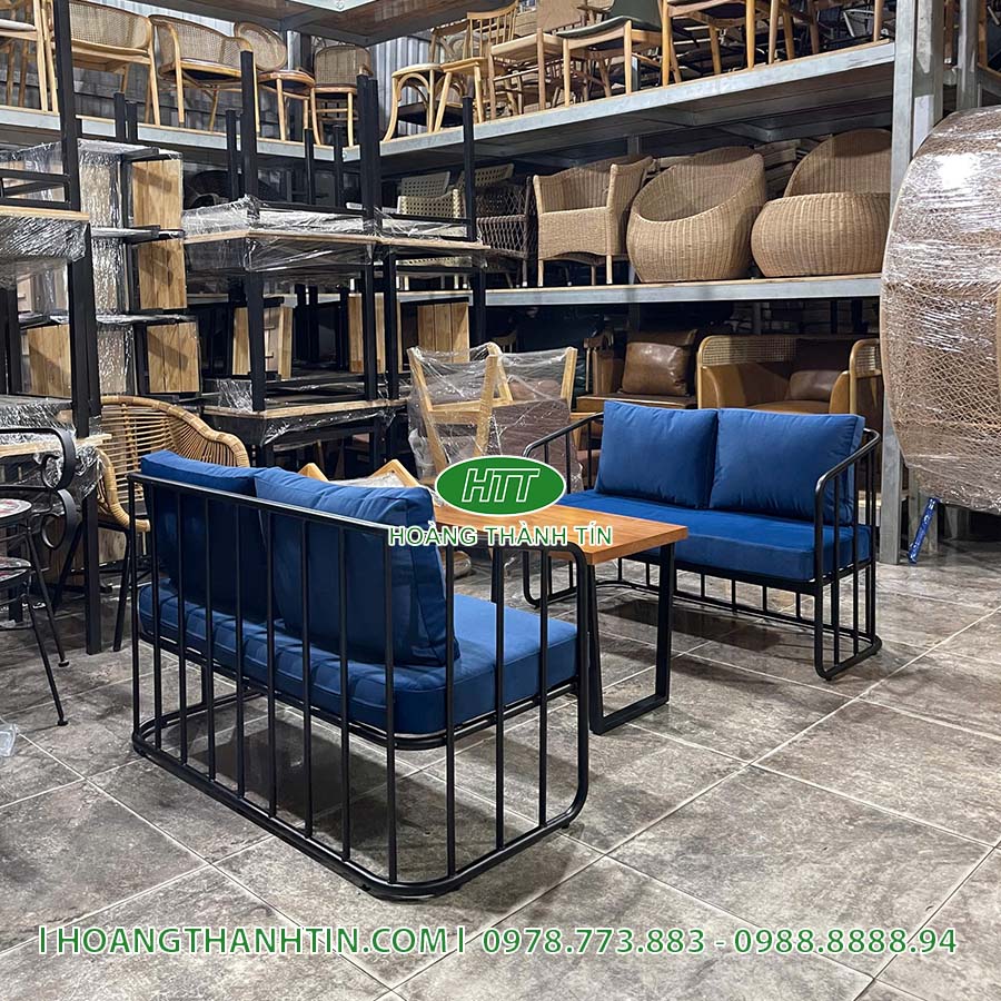 Sofa sắt nệm HTT 10