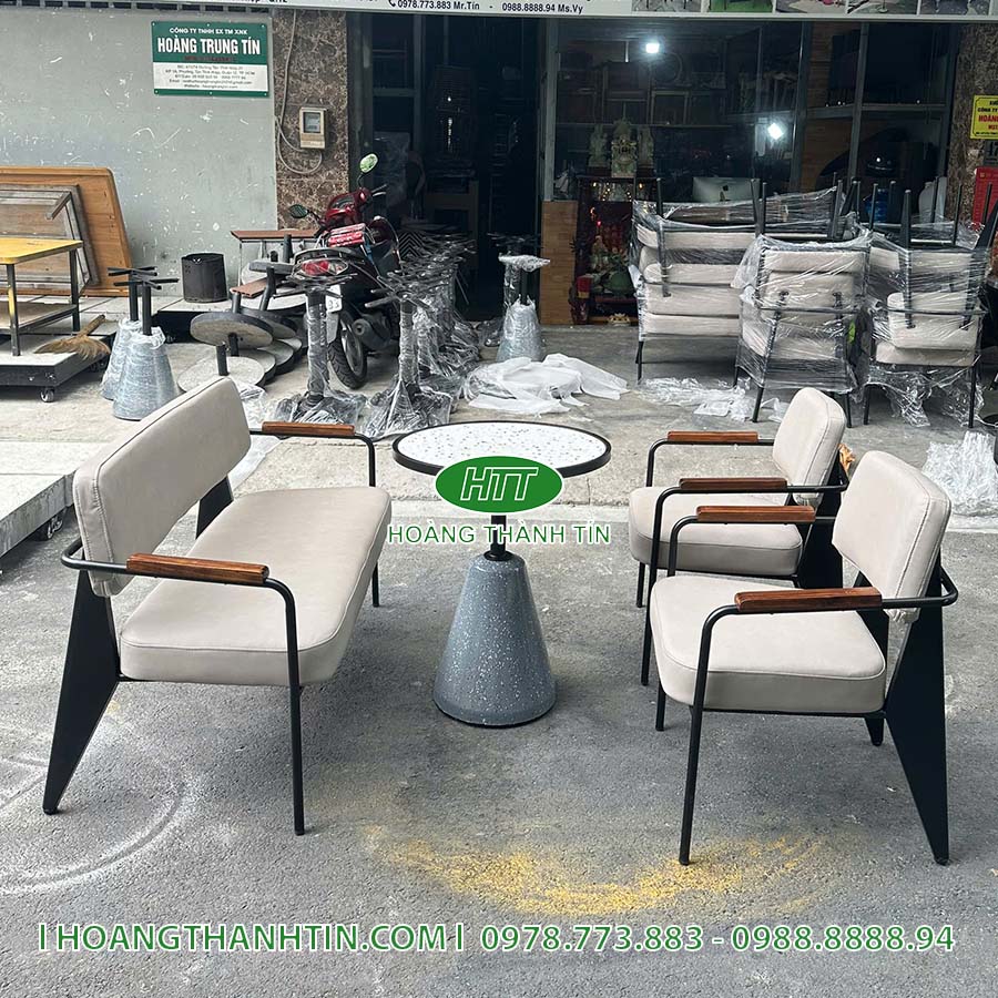Sofa sắt nệm HTT 13