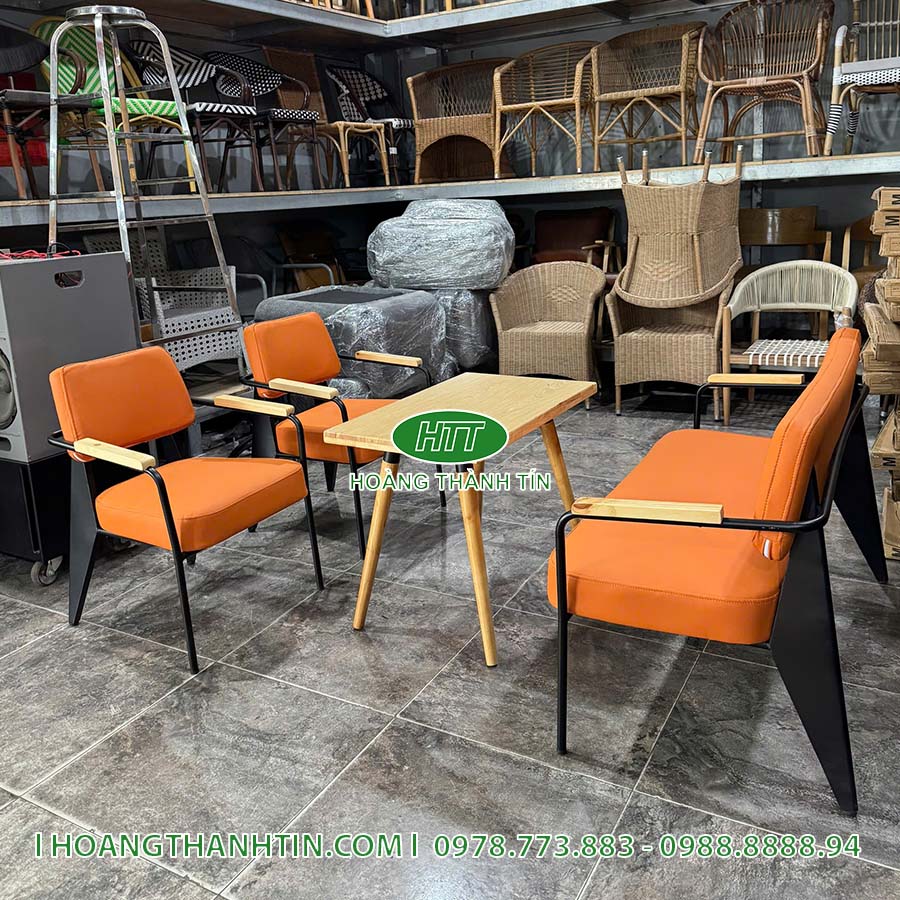 Sofa sắt nệm HTT 14