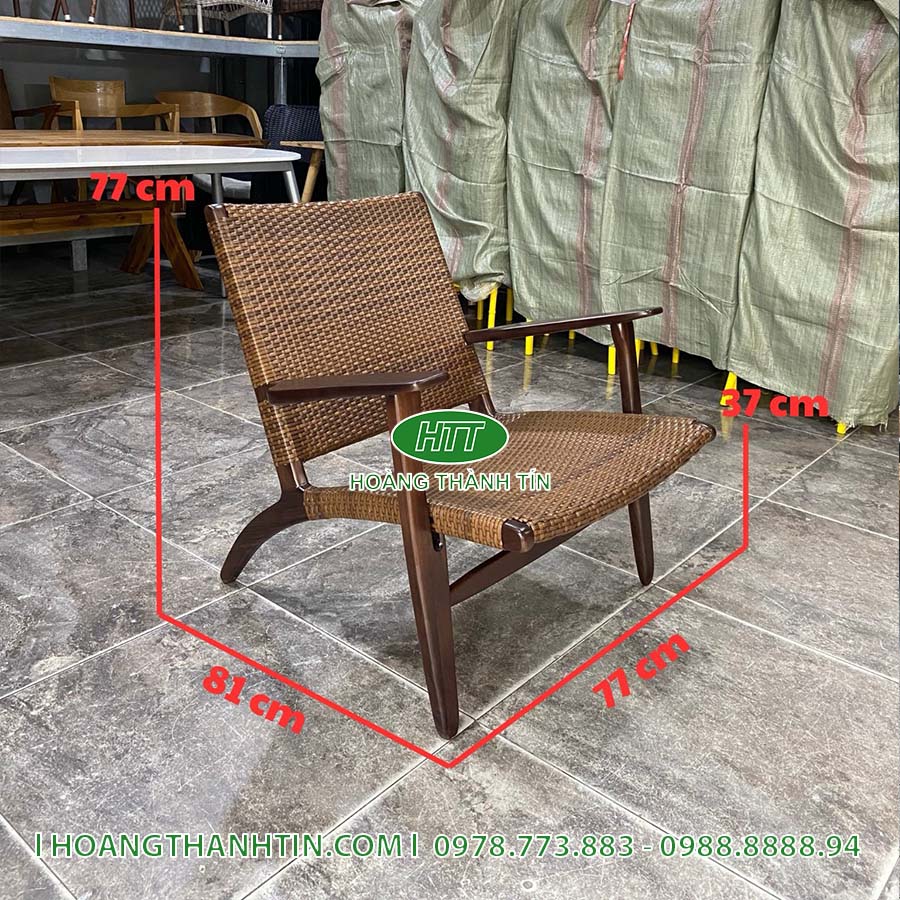 Bàn ghế cafe giả mây HTT 05