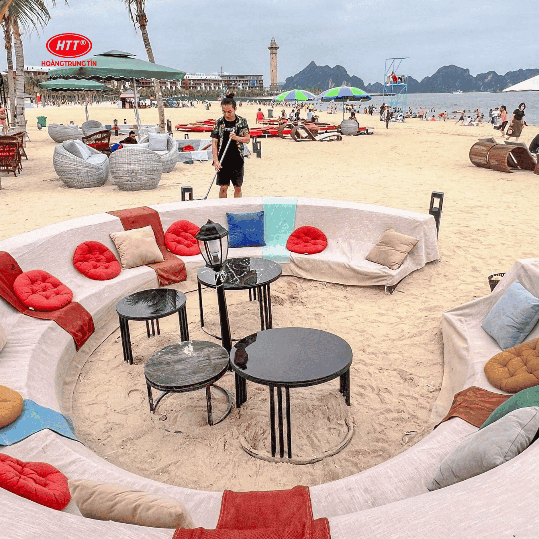 Valley Beach Club – Hạ Long, Quảng Ninh - hạng mục bàn ghế ngoài trời