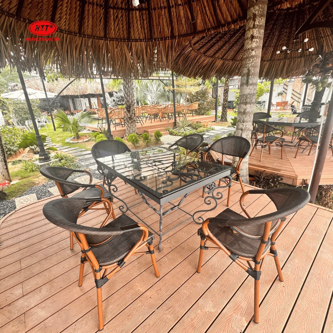 Cafe Lavie – Phú Quốc - hạng mục bàn ghế ngoài trời