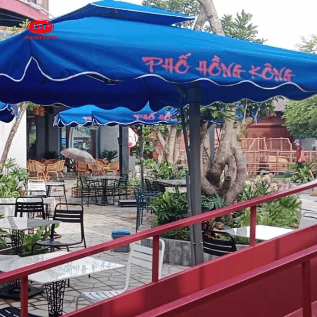 Cafe Nhà Hàng Phố Hồng Kông – Long An - hạng mục bàn ghế ngoài trời
