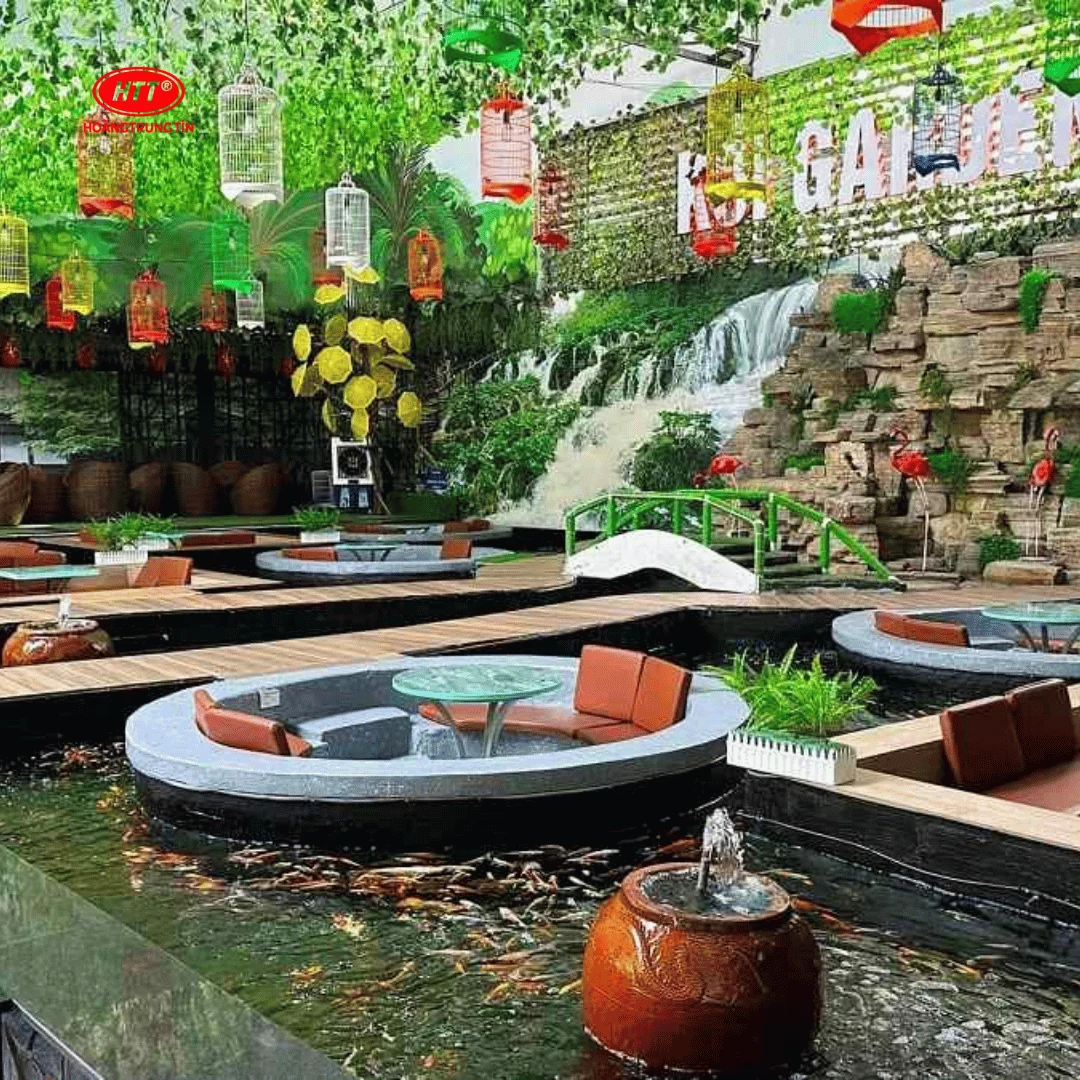 Koi Garden Coffee – Quận 5, TP.HCM - hạng mục bàn ghế ngoài trời