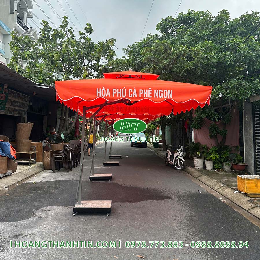 Dù lệch tâm vuông 2m5 HTT 2