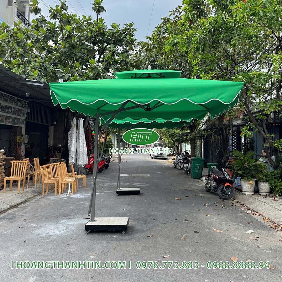 Dù lệch tâm vuông 2m5 HTT 6