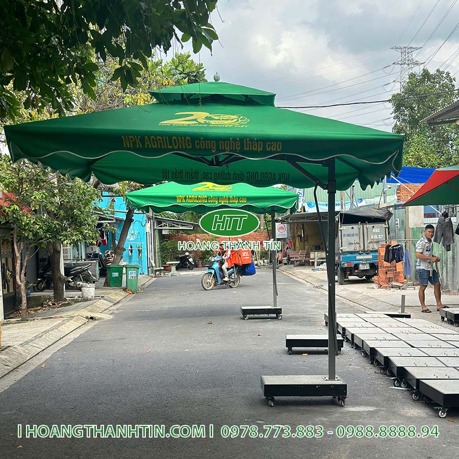 Dù lệch tâm vuông 3m HTT 1