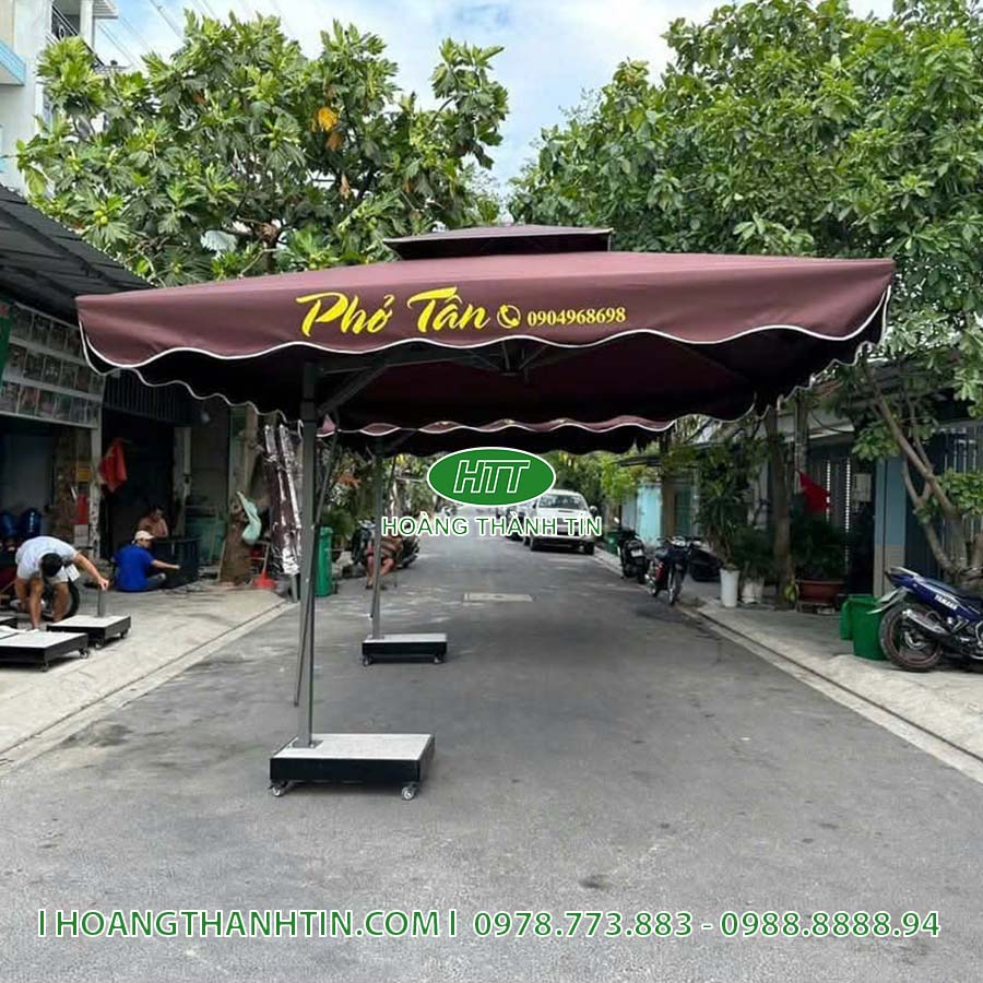 Dù lệch tâm vuông 3m HTT 2