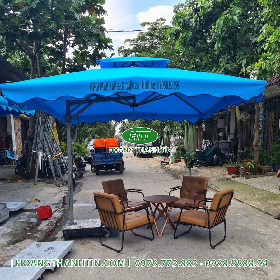 Dù lệch tâm vuông 3m HTT 6