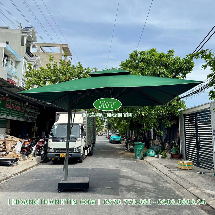 Dù lệch tâm vuông 4m HTT 4