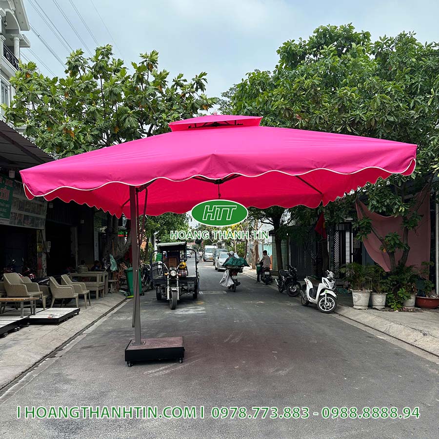 Dù lệch tâm vuông 4m HTT 3