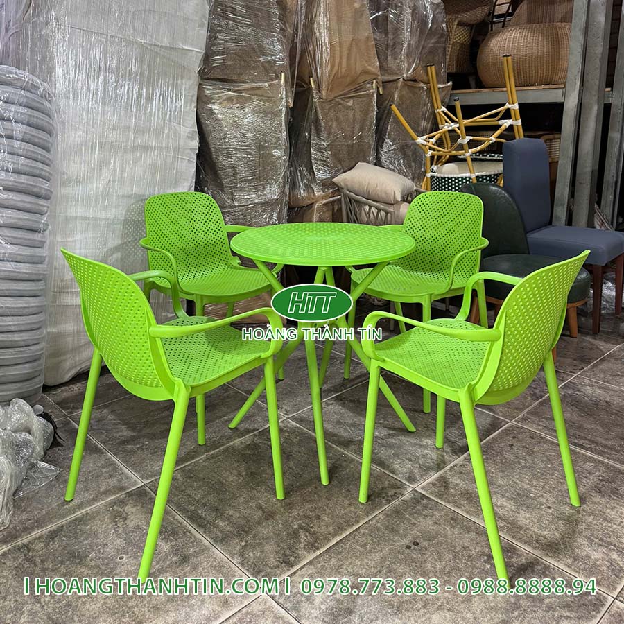 Ghế nhựa đúc nguyên khối HTT 1